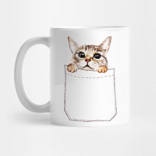 Pocket cat Mug